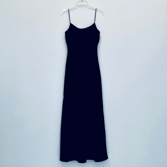 NWT Michelangelo 8 Black Sleeveless Cowl Neck Lined Evening Maxi Long Gown Dress - Picture 1 of 12